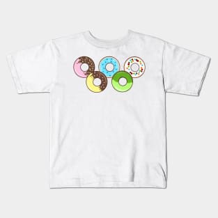 Donut olympic rings Kids T-Shirt